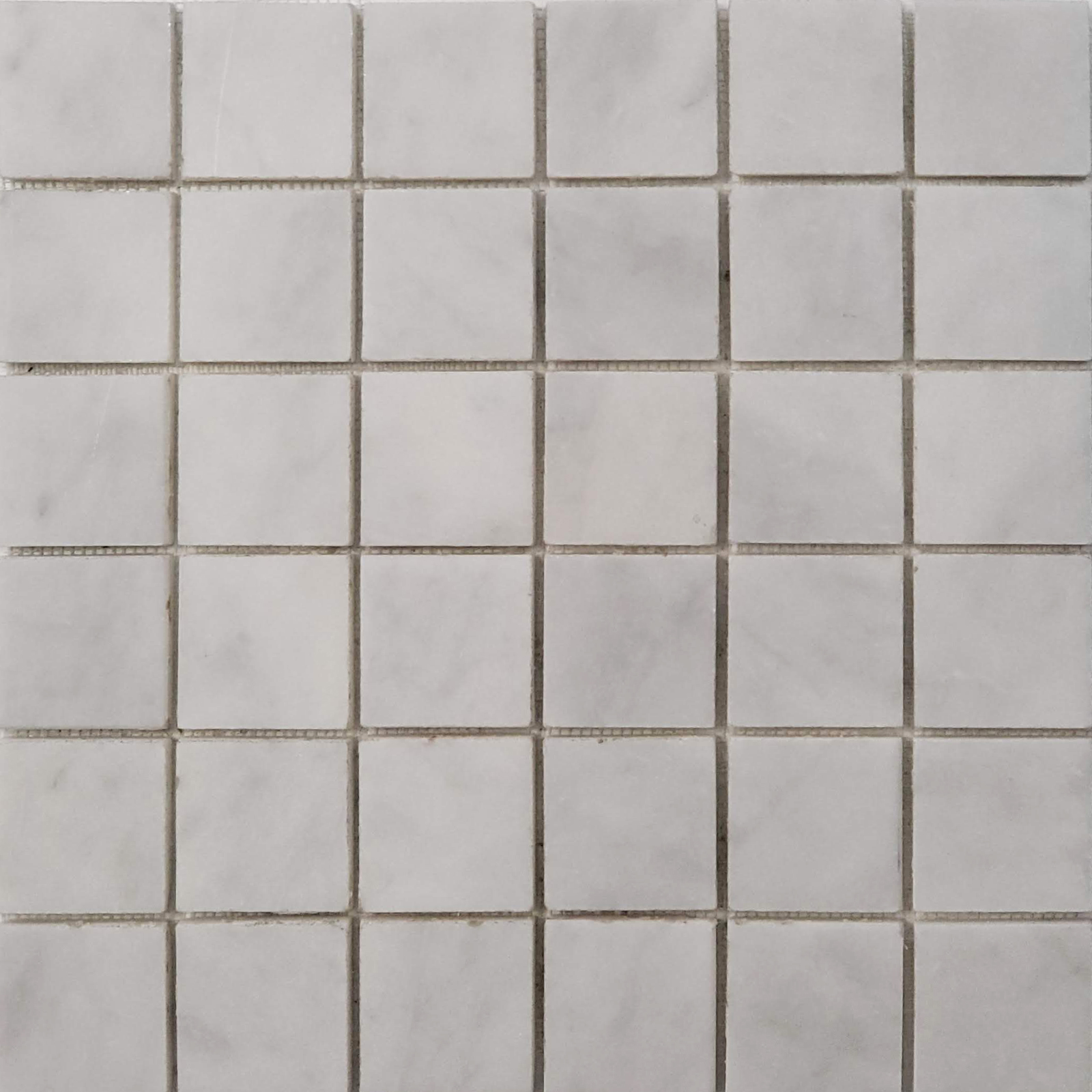 2x2 Mosaic Bianco Imperial Marble Polished 