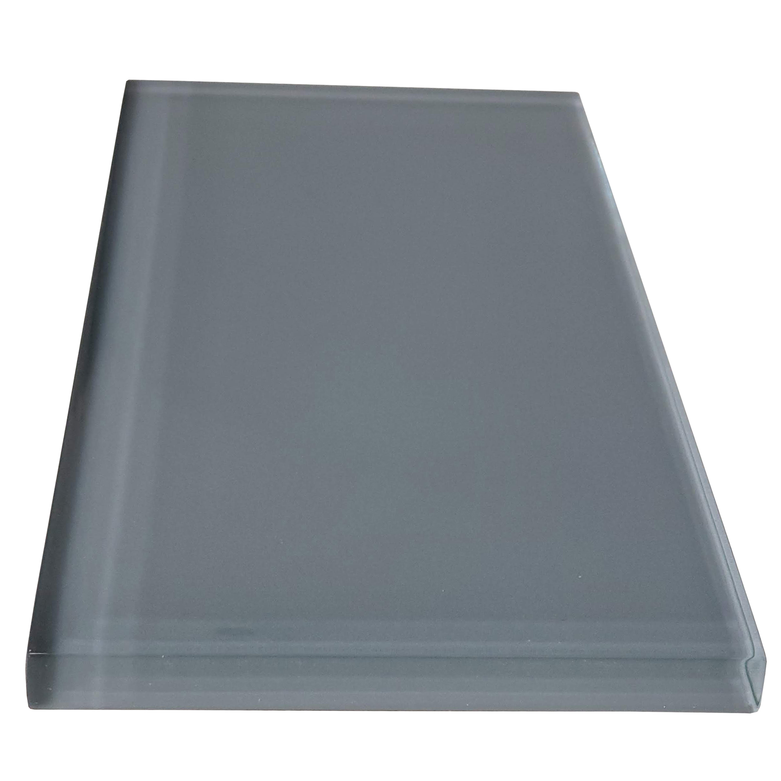 3x6 Ocean Grey Glass Tile  