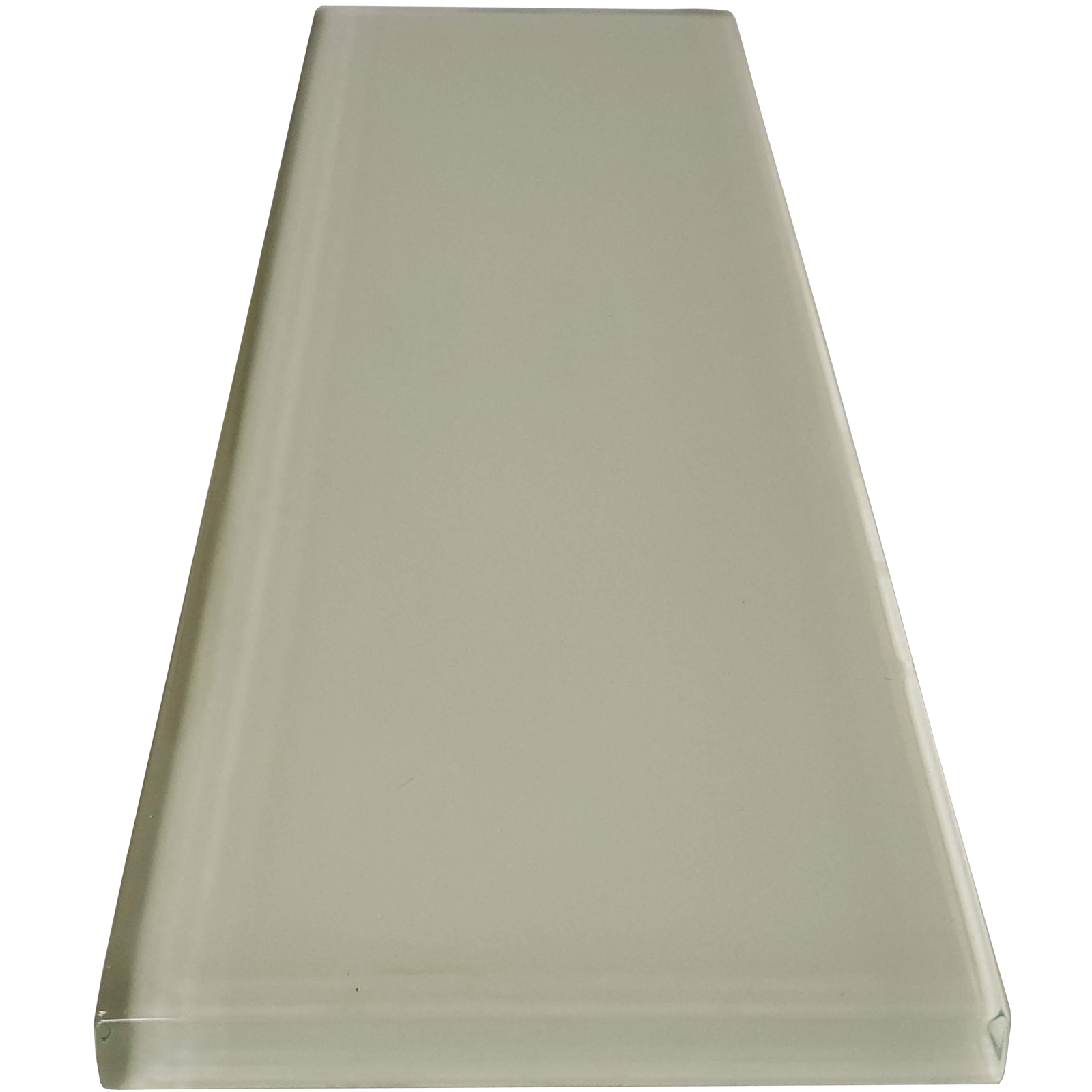 3x12 Oyster Cream Glass Tile 