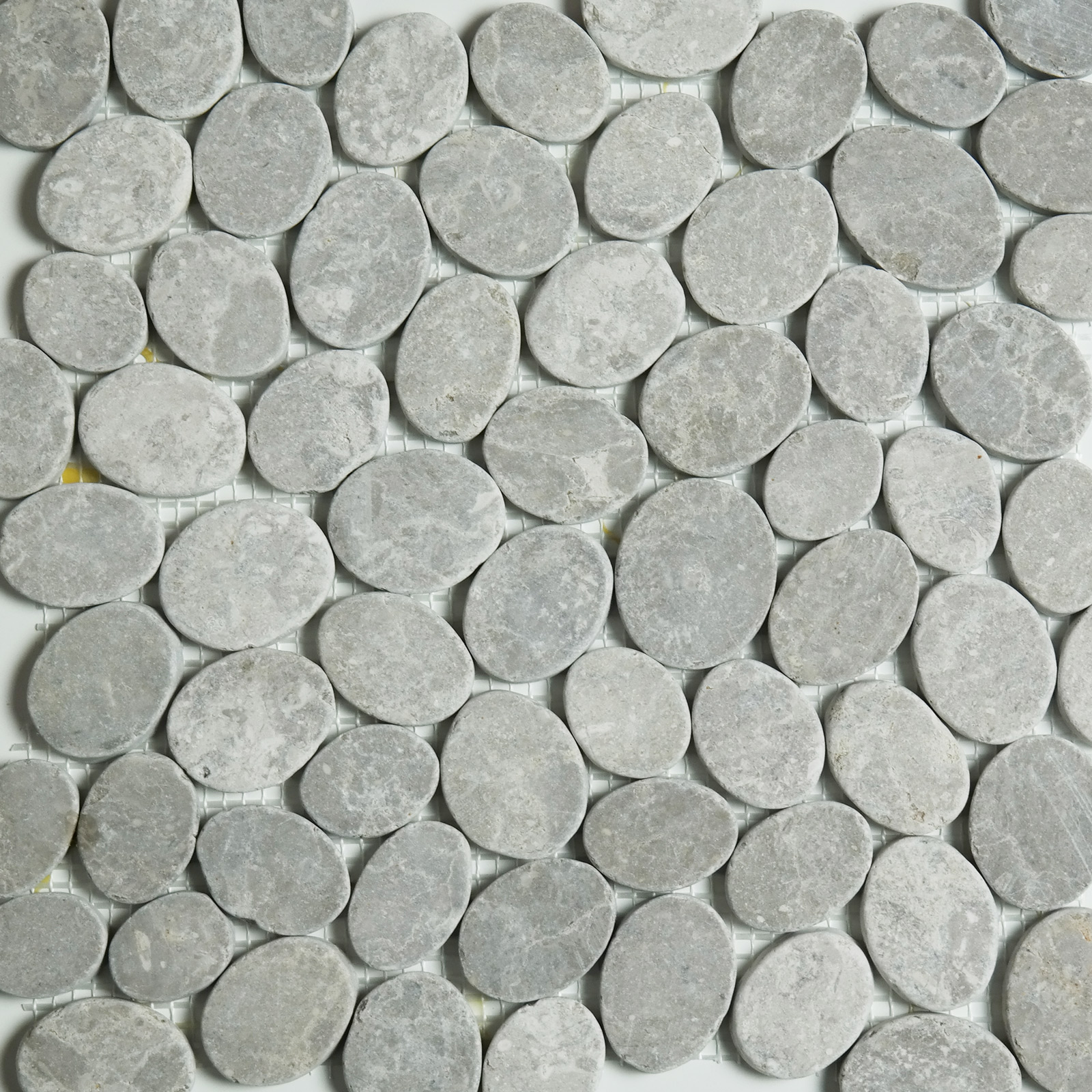 Sliced Pebble Mosaic Grey Stone Honed  