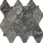 Diamond Mosaic Atlantic Grey Marble Polished 