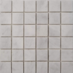 2x2 Mosaic Bianco Imperial Marble Polished 