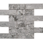 2x6 Mosaic Chelsea Grey Marble Polished [clone] 