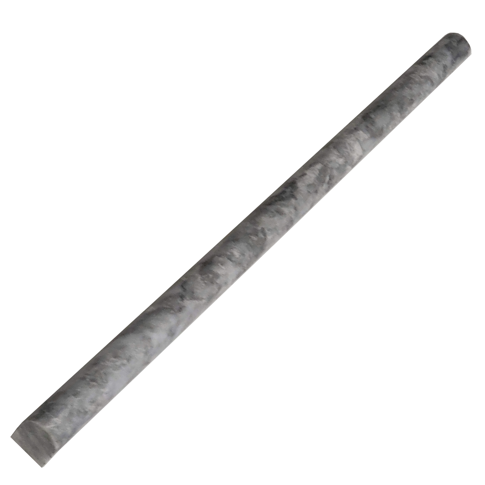 1/2x12 Pencil Molding Chelsea Grey Marble Polished 