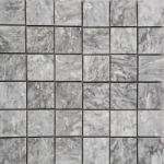 2x2 Mosaic Chelsea Grey Marble Polished 