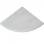 9x9 Statuary Carrara Marble Corner Shelf Polished Tile 