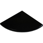9x9 Absolute Black Granite Corner Shelf Polished Tile 