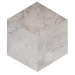 Tumbling Blocks Dolosil - Silver Shadow Marble Polished 
