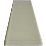 3x12 Oyster Cream Glass Tile 