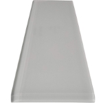 3x12 White Glass Tile 