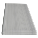 3x6 White Bamboo Glass Tile  