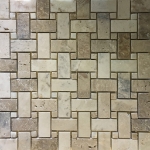 Basketweave Mosaic Misto Onyx 