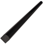 1/2x12 Pencil Molding Absolute Black Granite Polished 