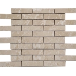 1x4 Mosaic Bottichino Marble Polished 