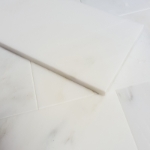 4x12 Statuary Carrara Marble Polished Tile 